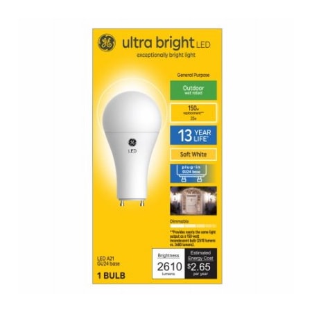 Current GE LED 22W A21 Bulb 93129364